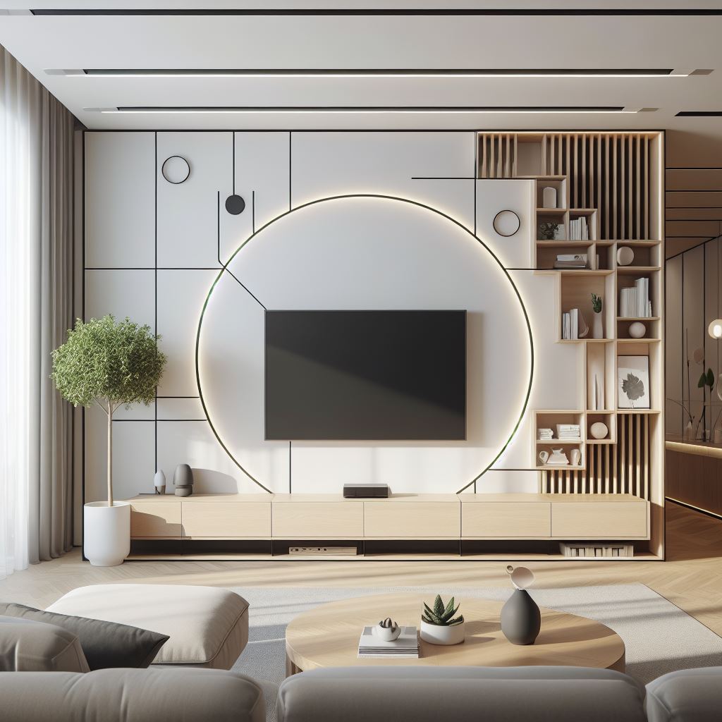 Innovative Modern TV Unit Designs for Minimalist Living Rooms